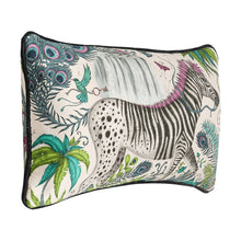 Load image into Gallery viewer, Lost World Silk Bolster Cushion
