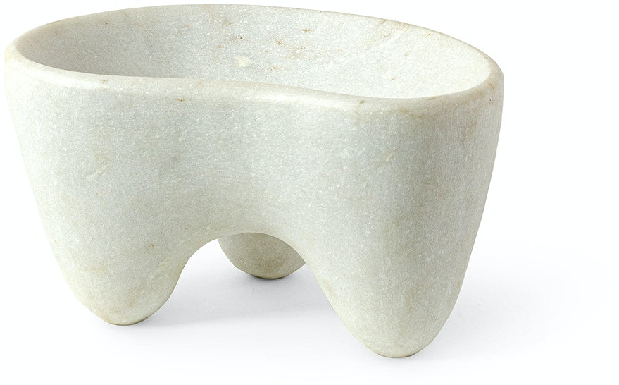 Orvieto Marble Footed Bowl