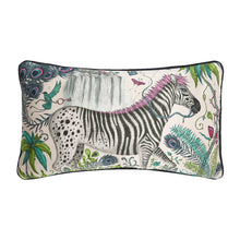 Load image into Gallery viewer, Lost World Silk Bolster Cushion
