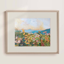 Load image into Gallery viewer, Black Balsam Wild Flowers Print
