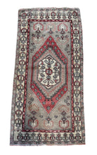 Load image into Gallery viewer, Flower Embellished Vintage Oushak Style Turkish Rug

