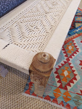 Load image into Gallery viewer, Woven Indian Charpoy Bench

