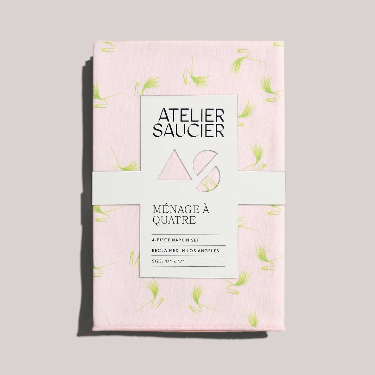 Flamingo Pin Napkin Set