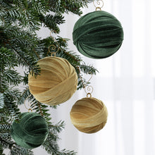 Load image into Gallery viewer, Velvet Sphere Ornaments For Trees, Gifts, Home Decor
