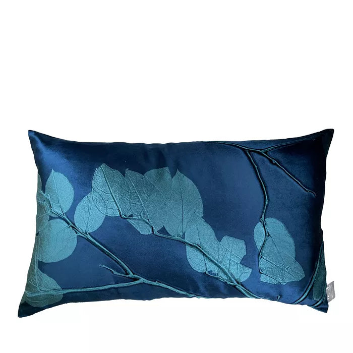 Azure Lemon Leaf Pillow