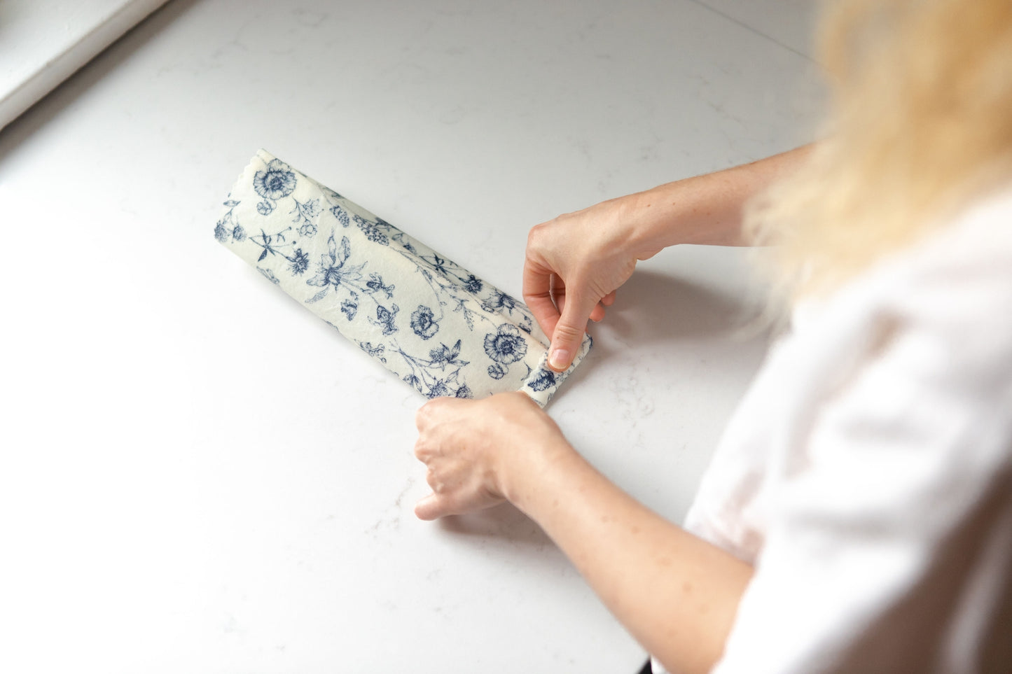 Beeswax Food Wraps: Vintage Botany Set of 3