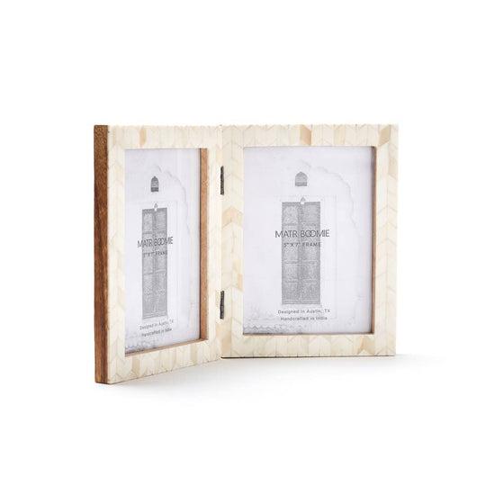 Artemis 5" x 7" Double Picture Frame