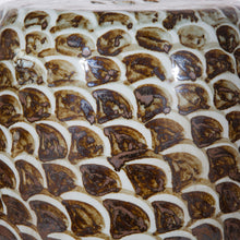 Load image into Gallery viewer, Rustic Brown Fish Scale Porcelain Garden Stool
