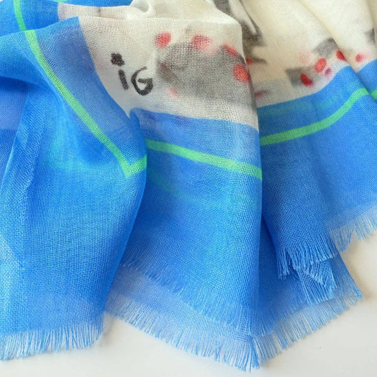 Love Letters Cotton Scarf