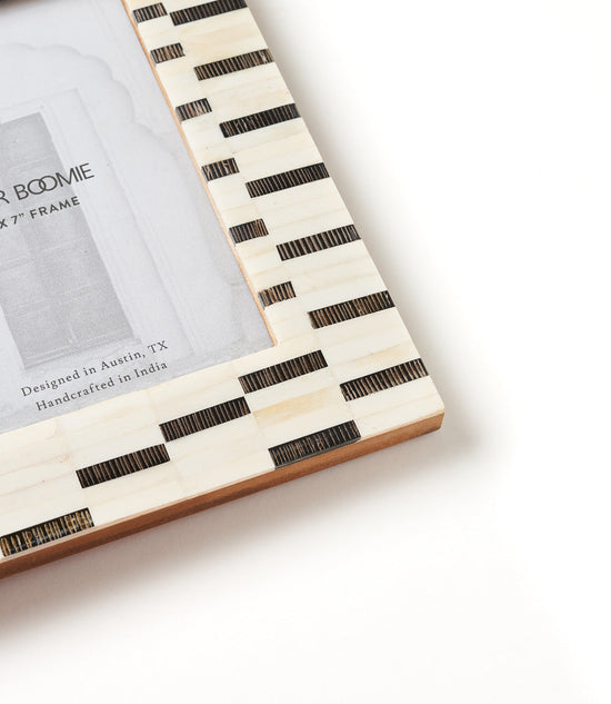 Mukhendu Carved Bone Picture Frame