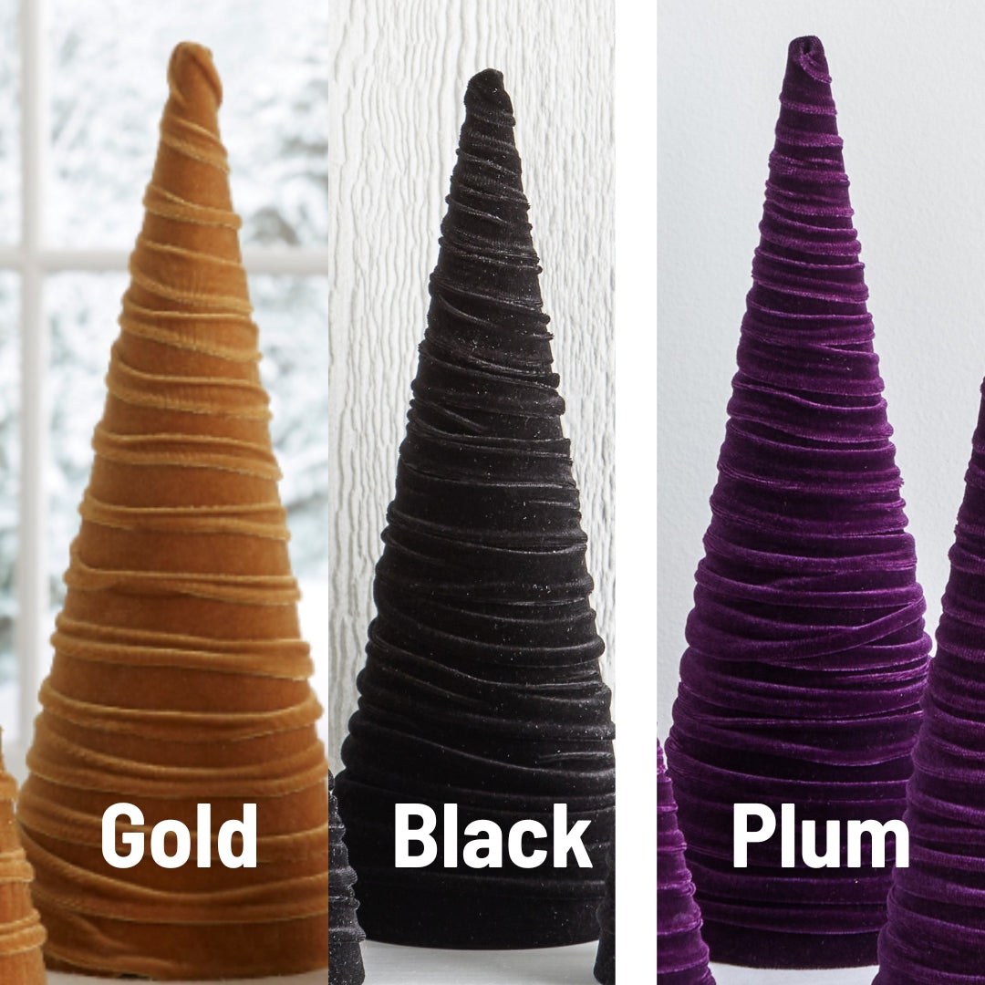 Handmade Velvet Holiday Trees