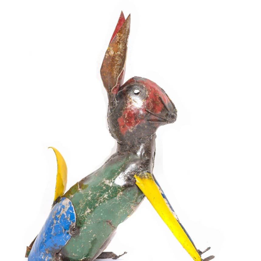 Colorful Metal Rabbits