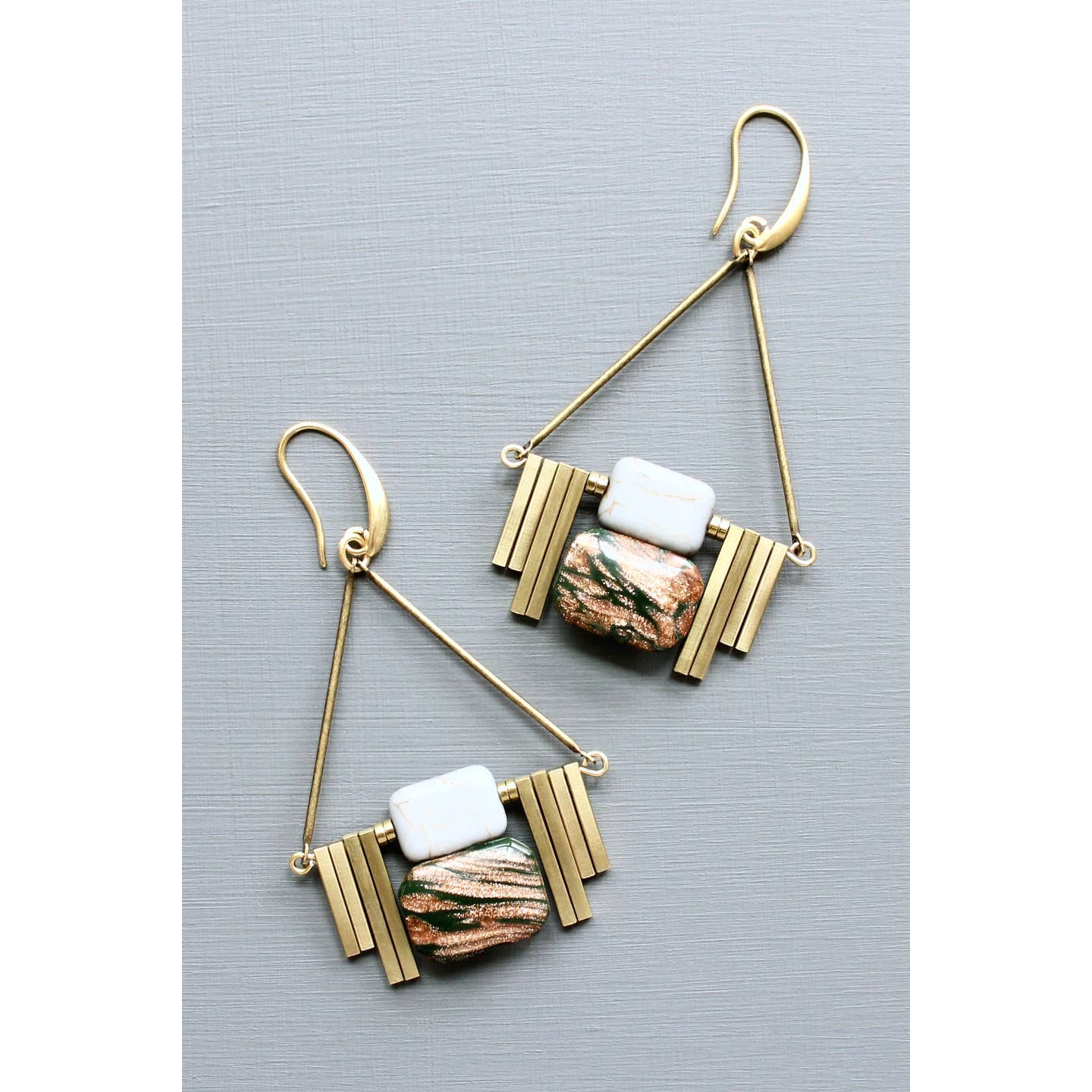 Artdeco Hunter Green Earrings