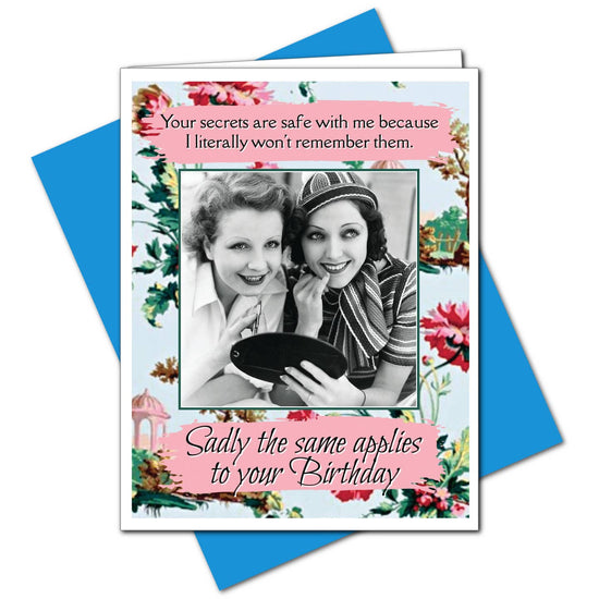 Your Secrets - Birthday Greeting Card
