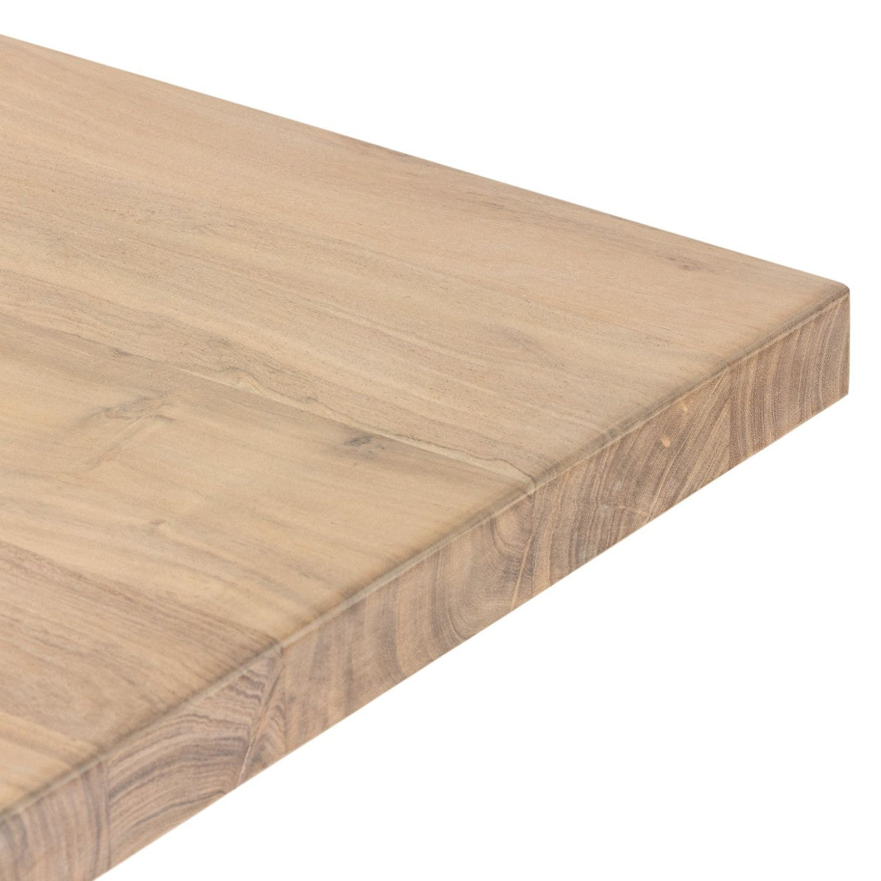 Whitewashed Acacia Wood Bar Table