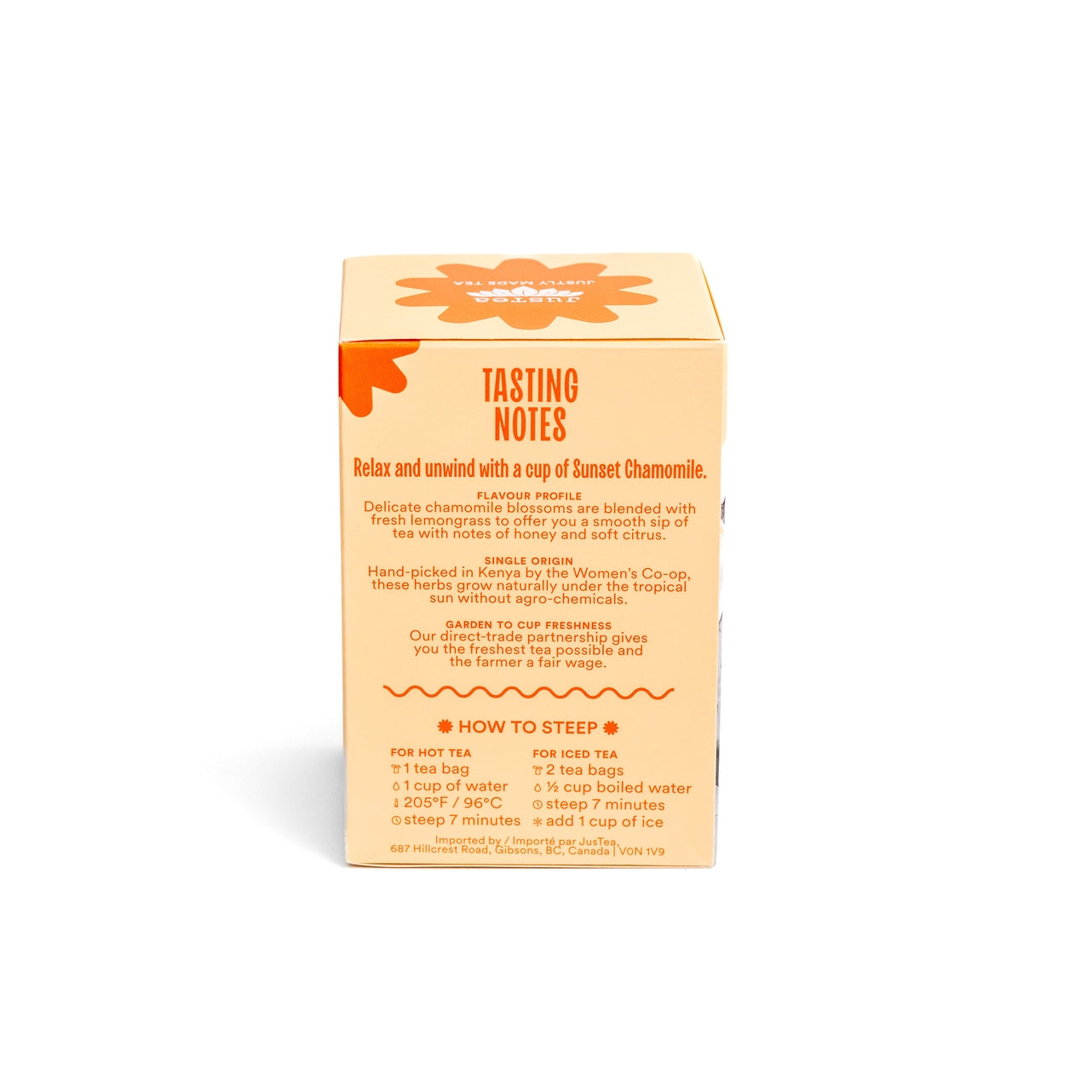 Sunset Chamomile Tea Bags