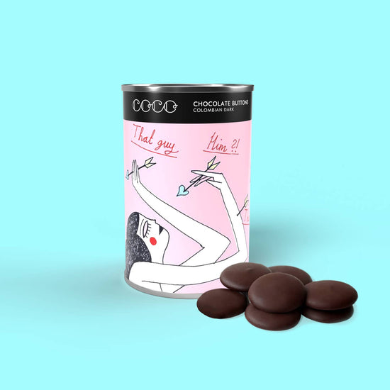 Dark Chocolate Giant Buttons Tin