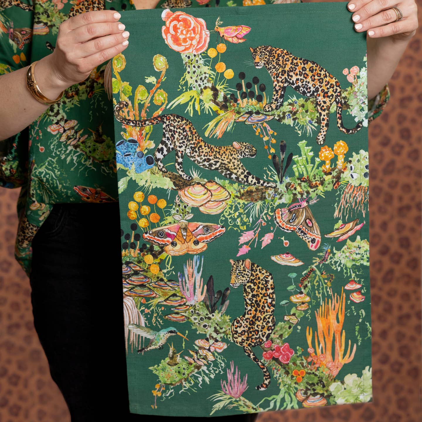 Tea Towel - Felidae Tree