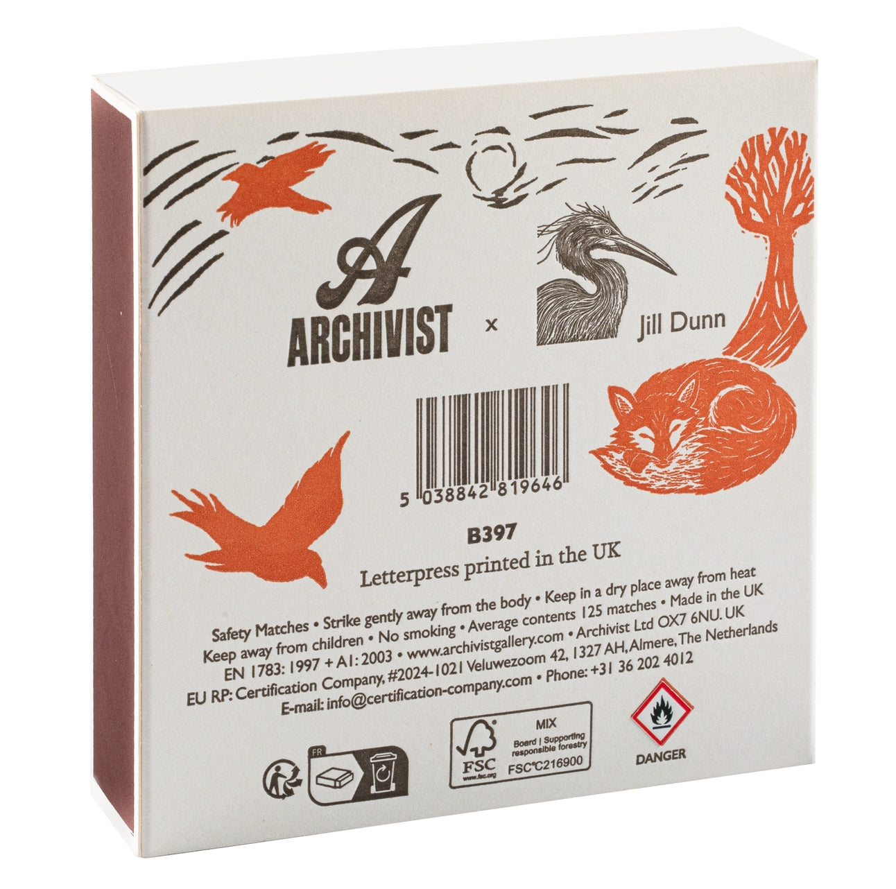 Luxury Gift Match Boxes - Square