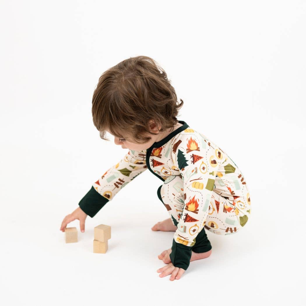 Camp Emerson Bamboo Convertible Baby Pajamas