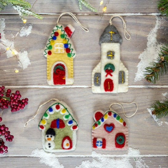 Holiday Village - Ornament Set
