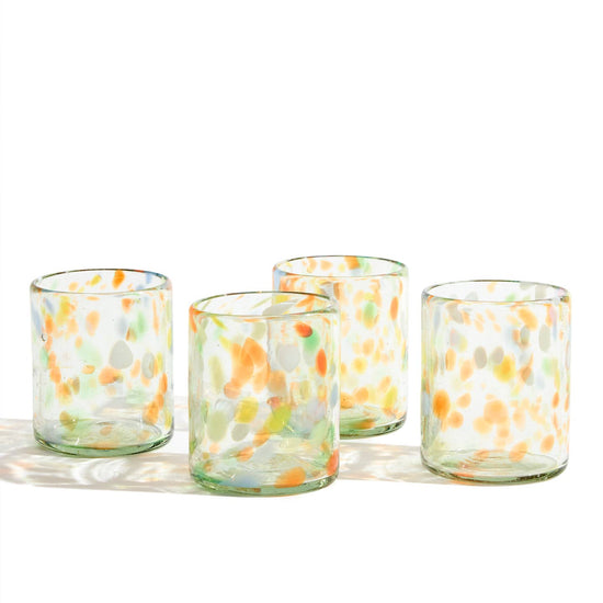 Set of Two - Confetti Drinking Glasses