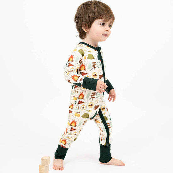 Camp Emerson Bamboo Convertible Baby Pajamas
