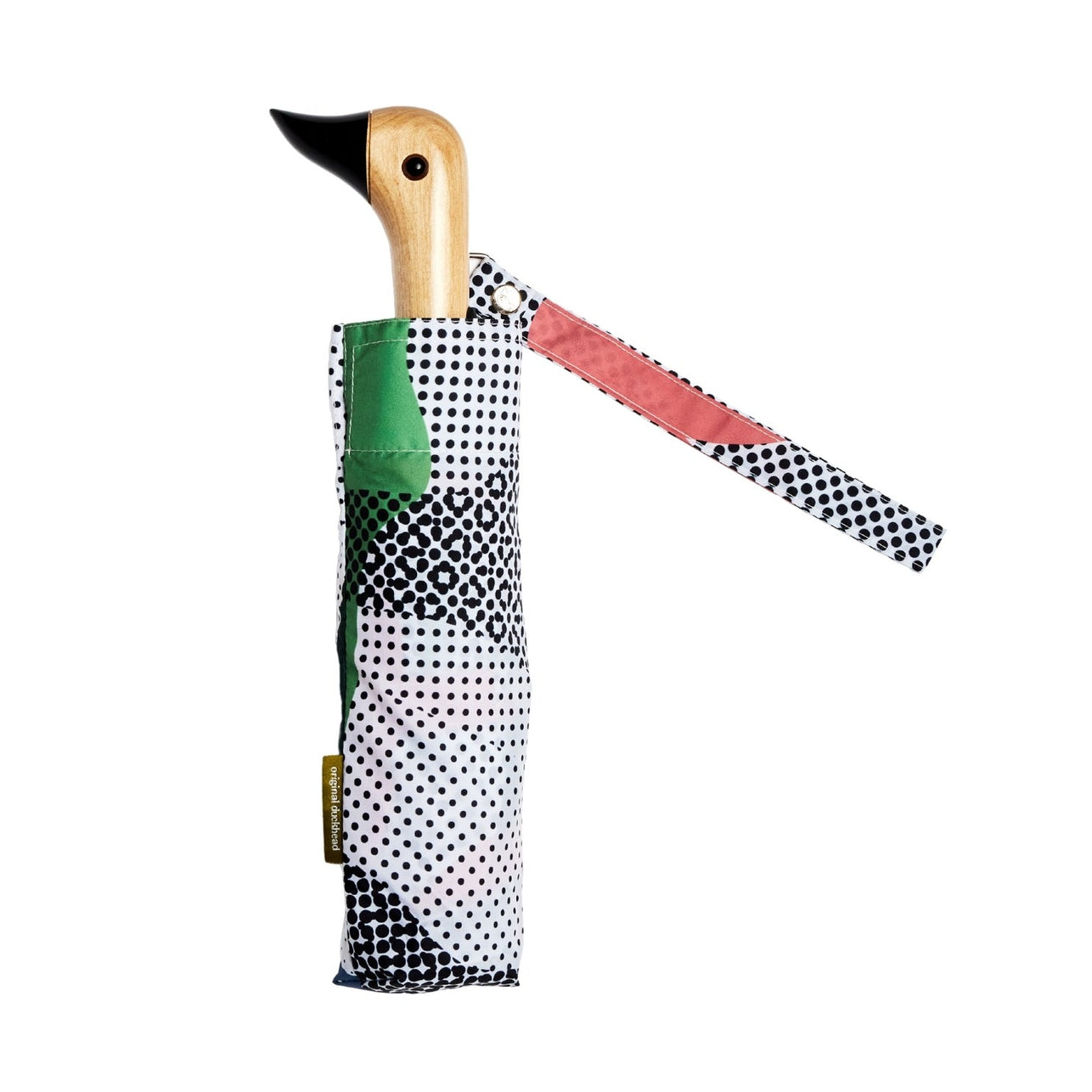 Dots Compact Duck Umbrella