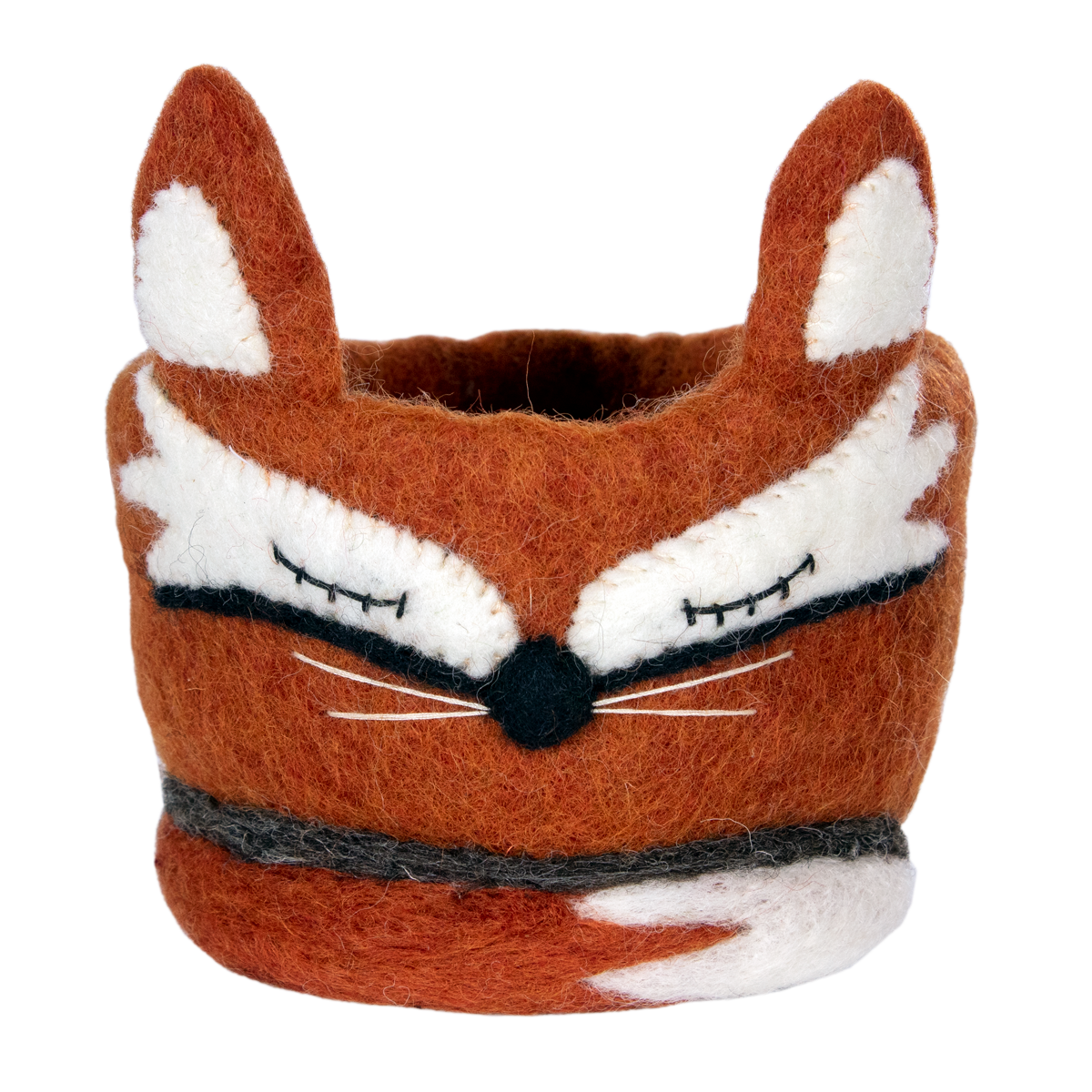 Hand-Felted Animal Pots