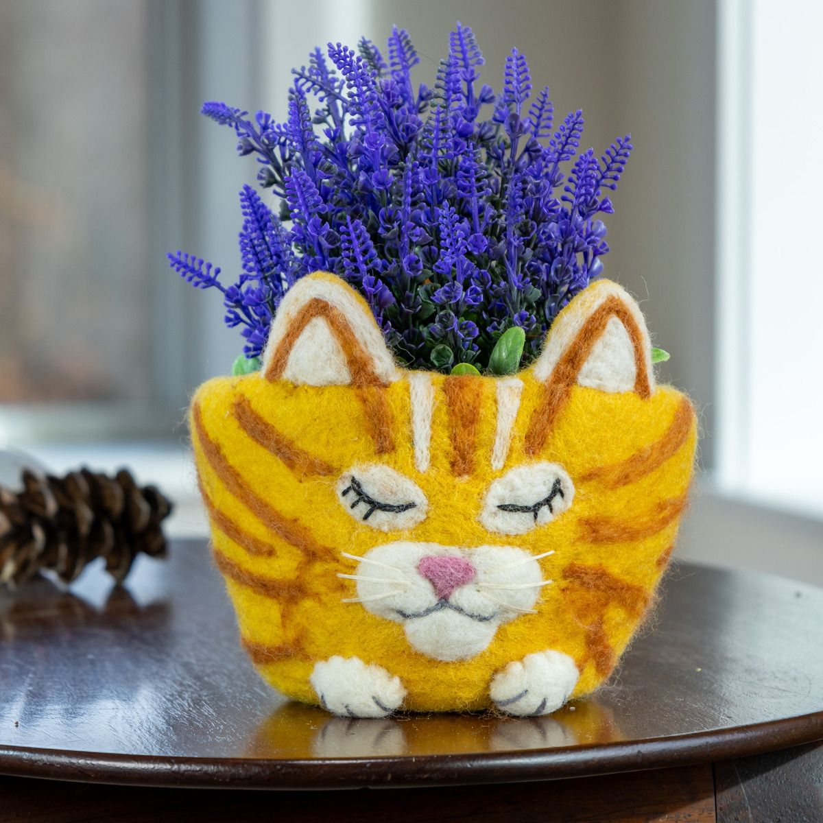 Hand-Felted Animal Pots