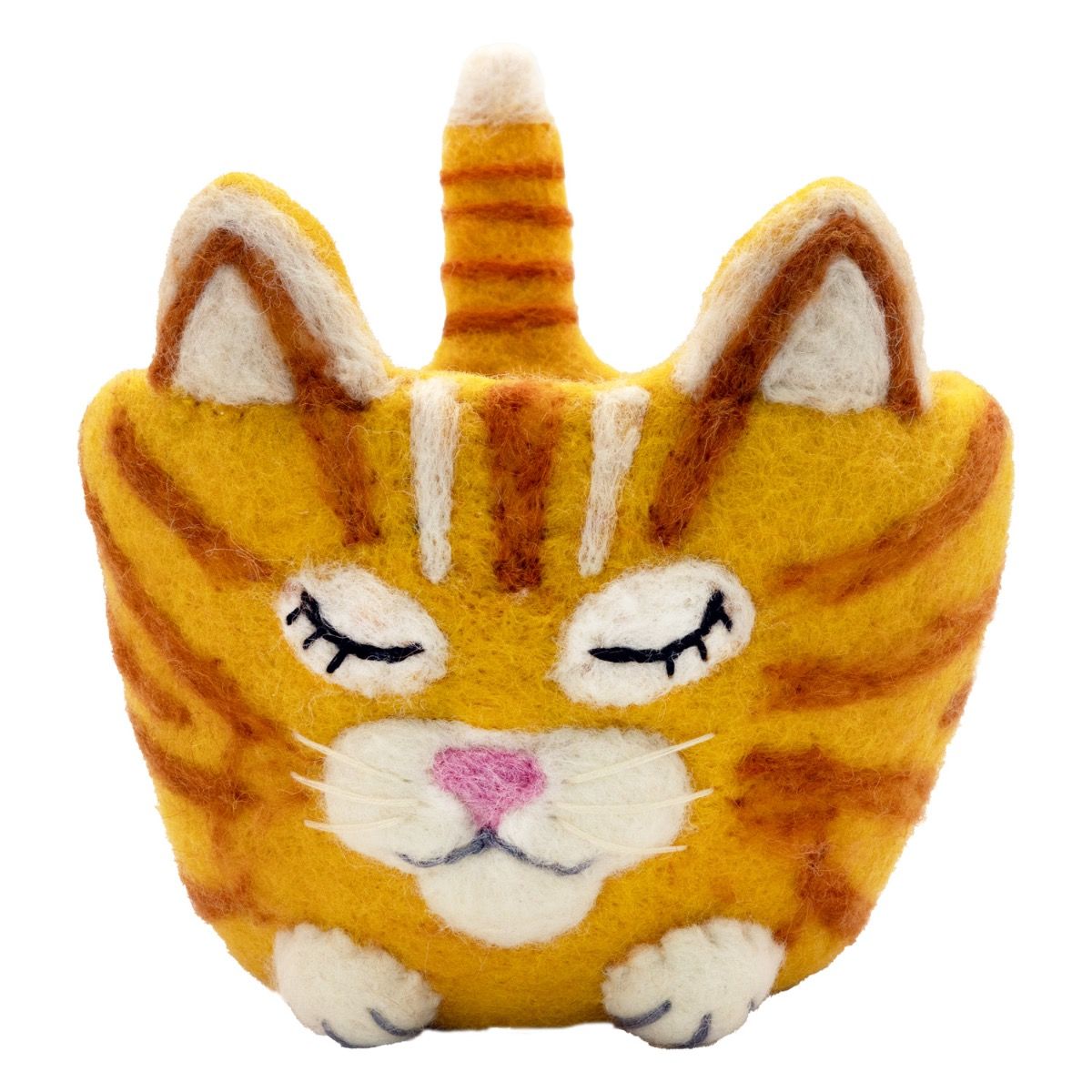 Hand-Felted Animal Pots