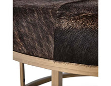 Load image into Gallery viewer, 36&quot; Coffee Table Barista Brown Hide
