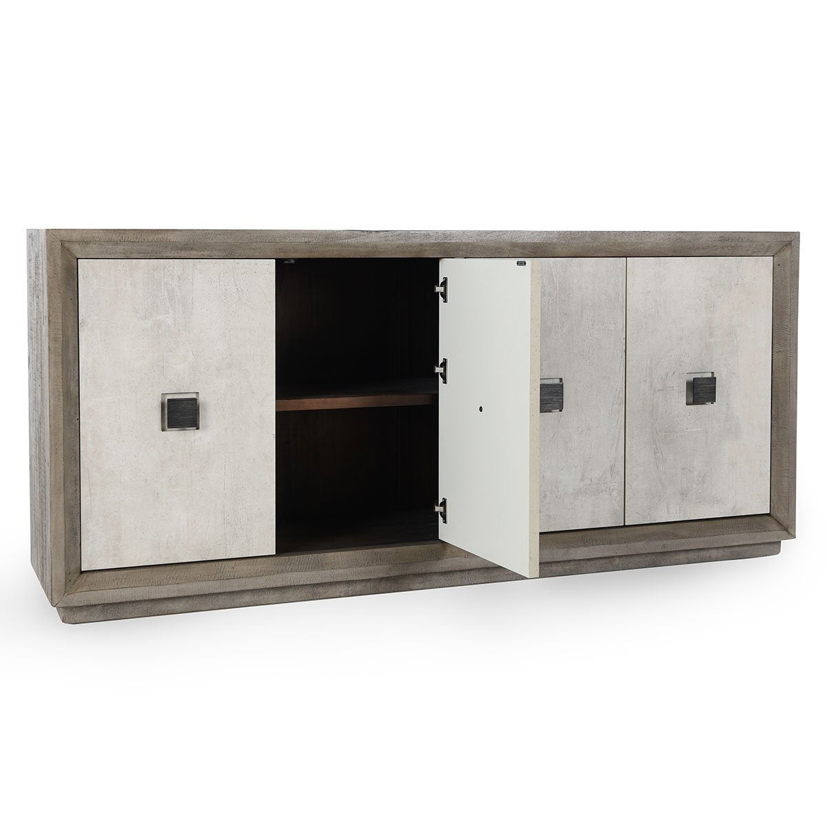 Denver Reclaimed Pine 4-Door Cabinet
