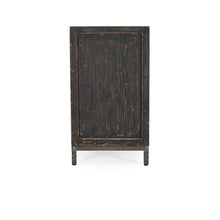 Load image into Gallery viewer, 4-Door Reclaimed Pine and Travertine Sideboard
