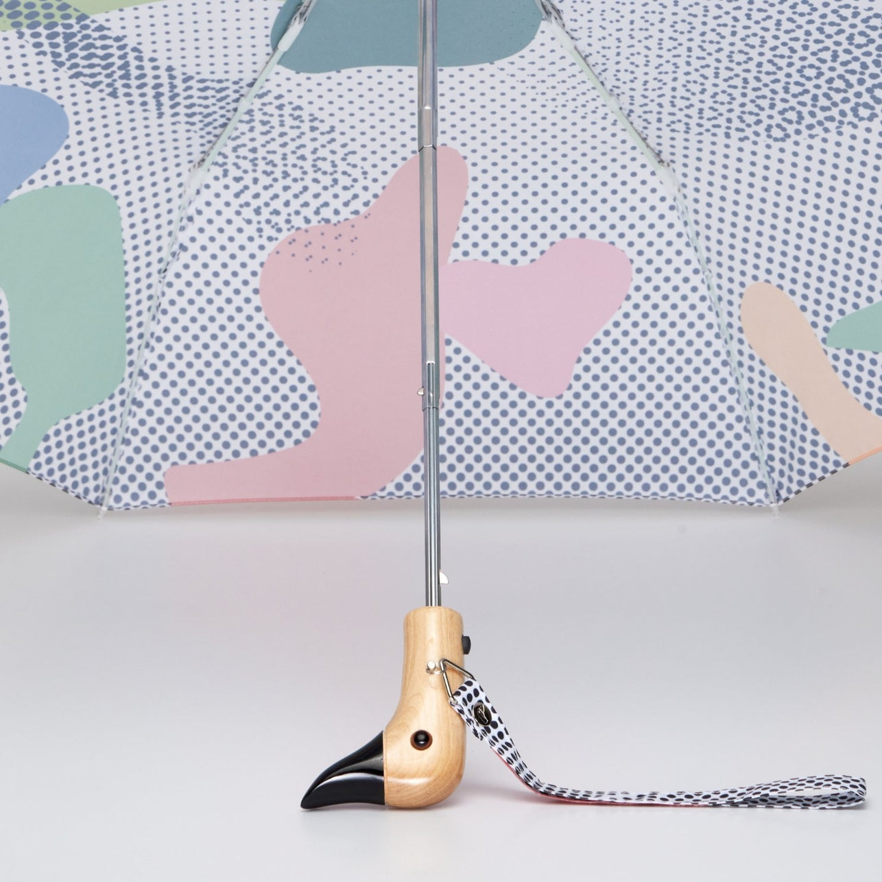Dots Compact Duck Umbrella
