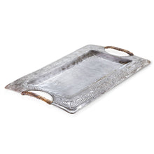 Load image into Gallery viewer, Swirl Pattern Haitian Steel Drum Decorative Tray
