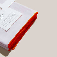 Load image into Gallery viewer, Blush Linen Orange Napkin Set
