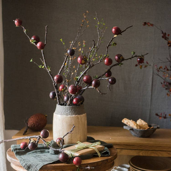 Artificial Passion Fruit Stem 37"