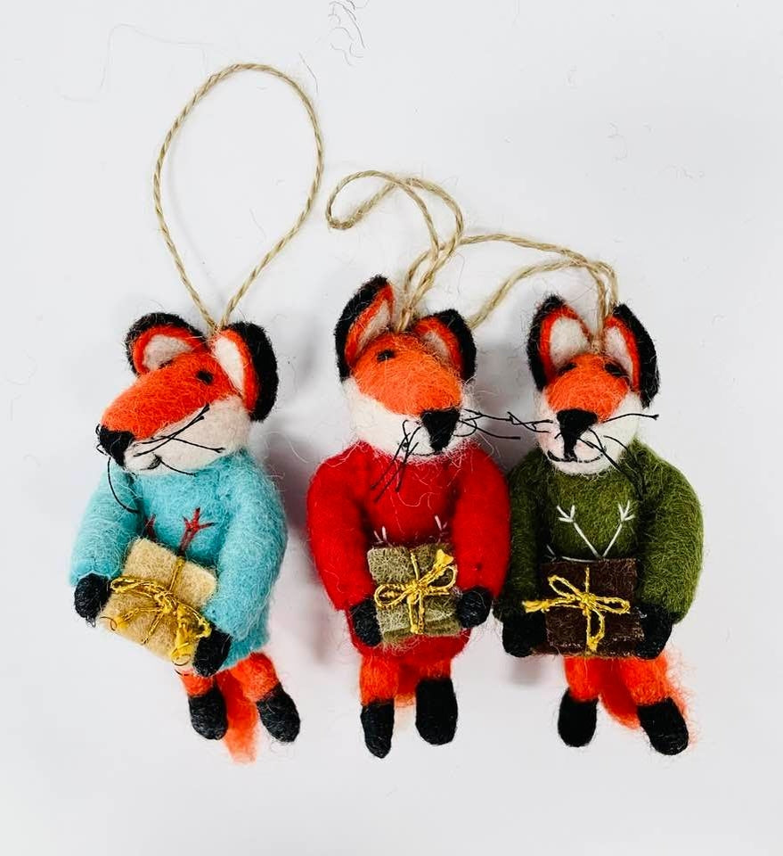 Felt Ornament Fox