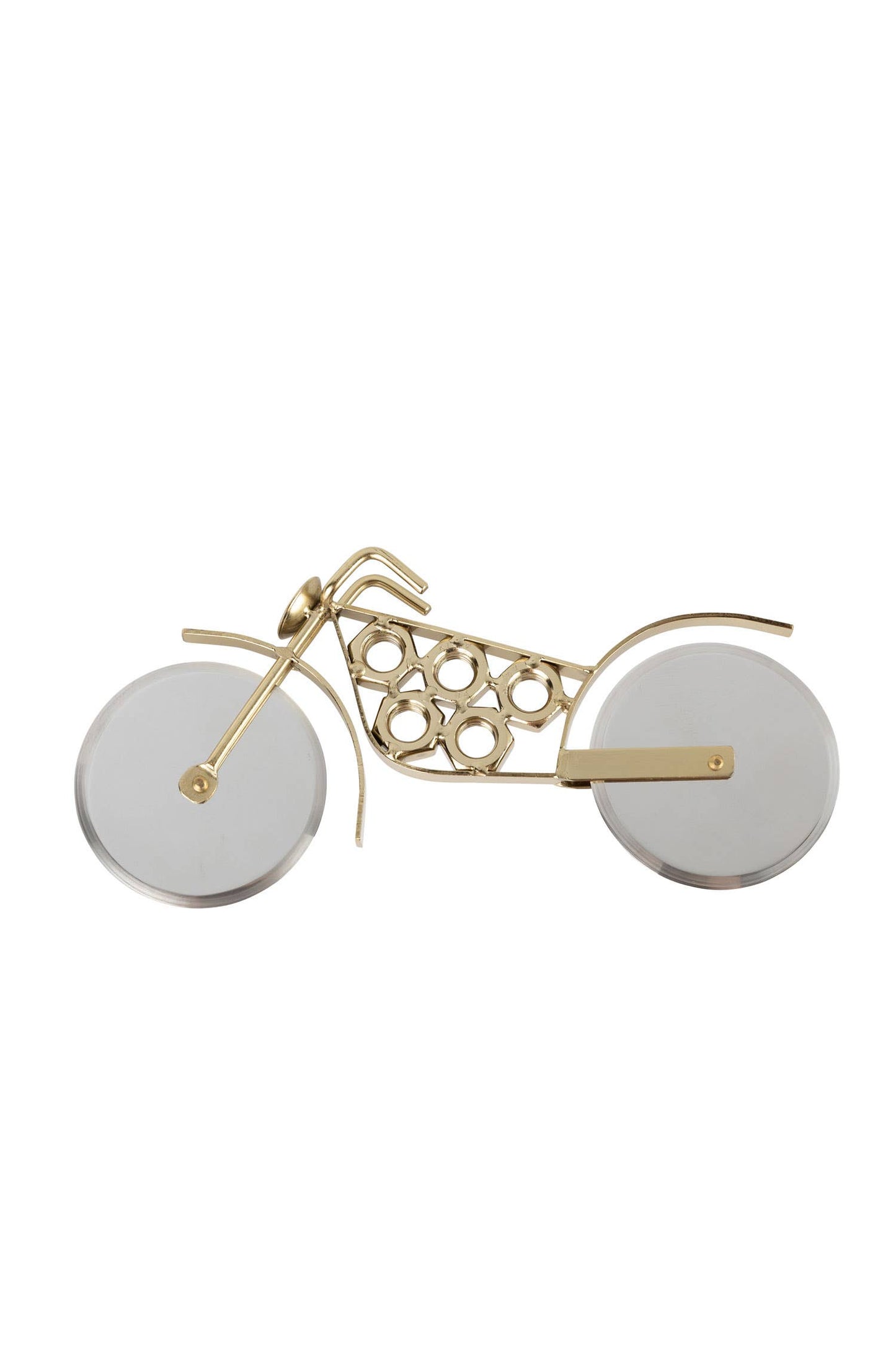 Motorcycle Pizza Cutter with Stand