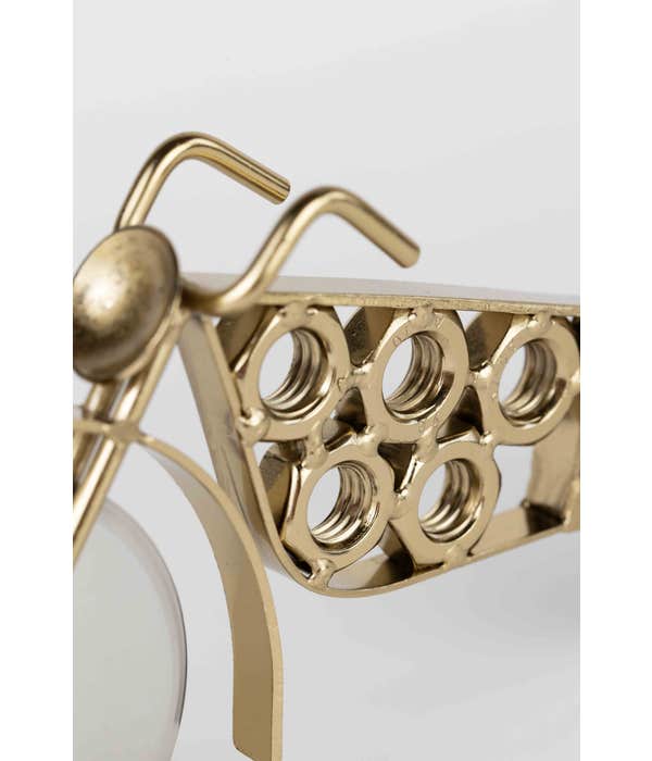 Motorcycle Pizza Cutter with Stand