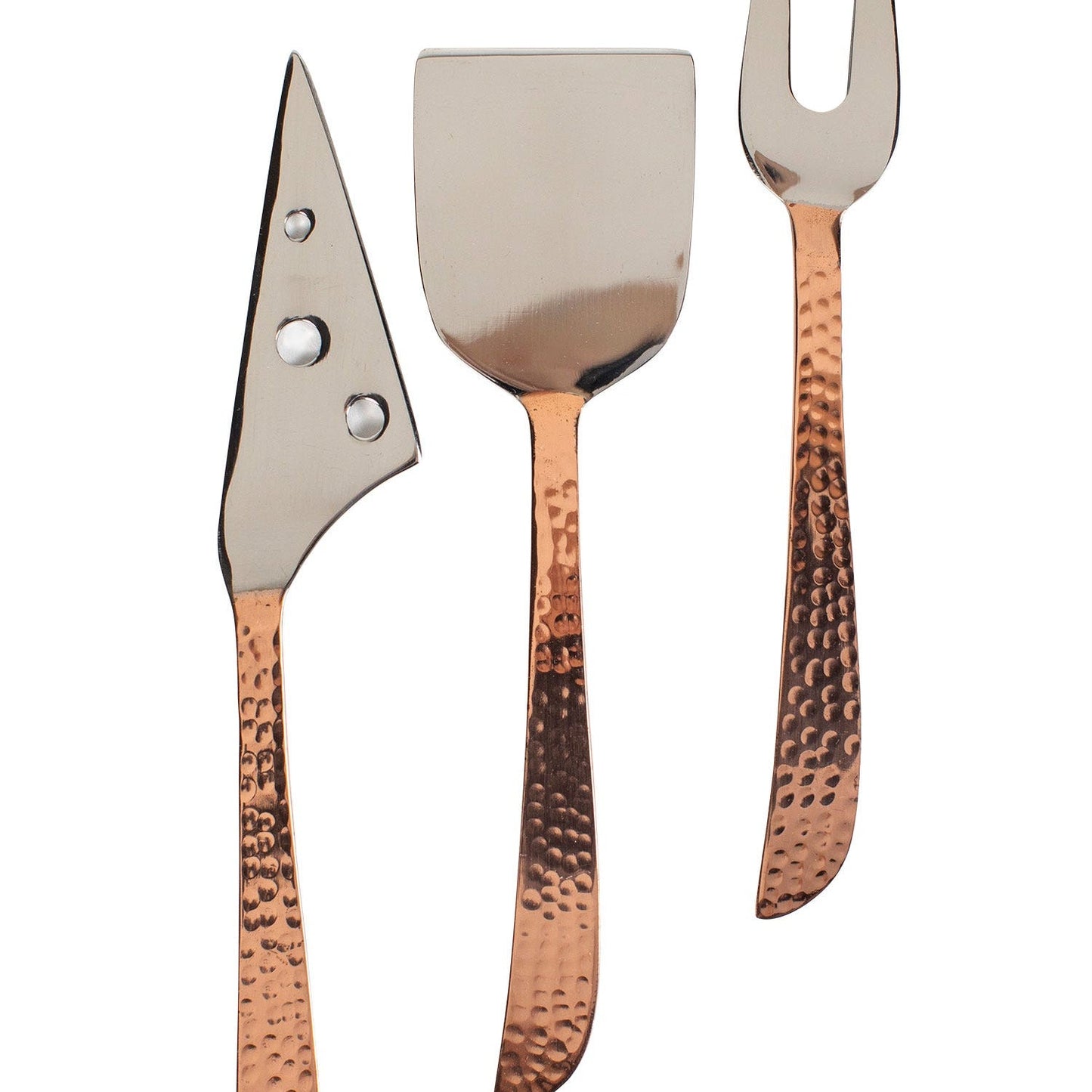 Hammered Handle Cheese Servers