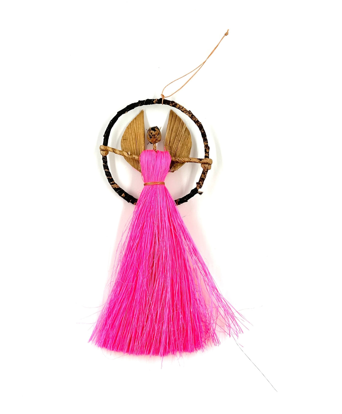 Ugandan Banana Fiber Angel Ornament