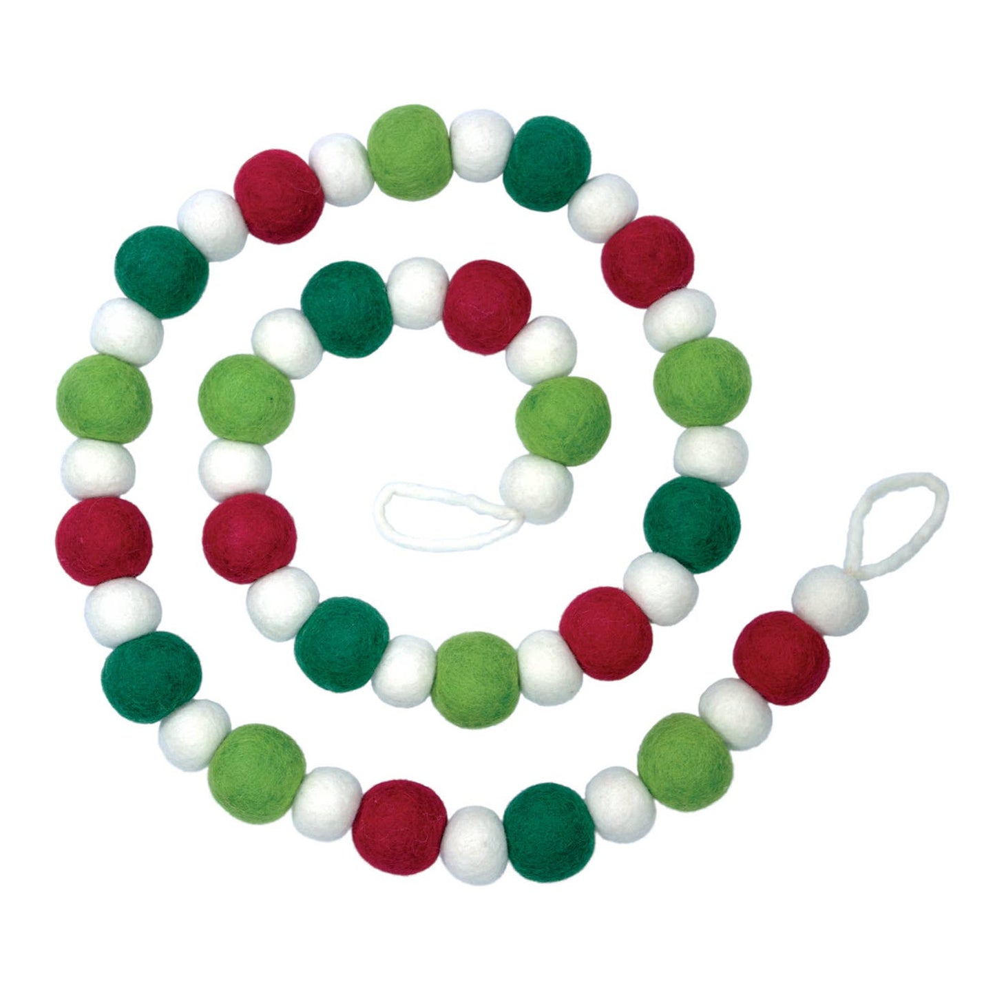 Elf Red, Green & White Garland