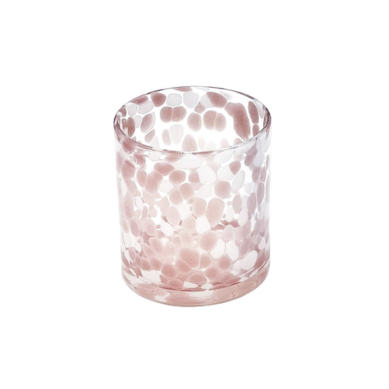 Torcello Spotted Rosa Tumbler SET of 2 - Mauve/White