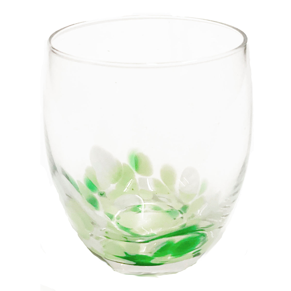 Fiesta Stemless Wine Glass SET of 2 - Green