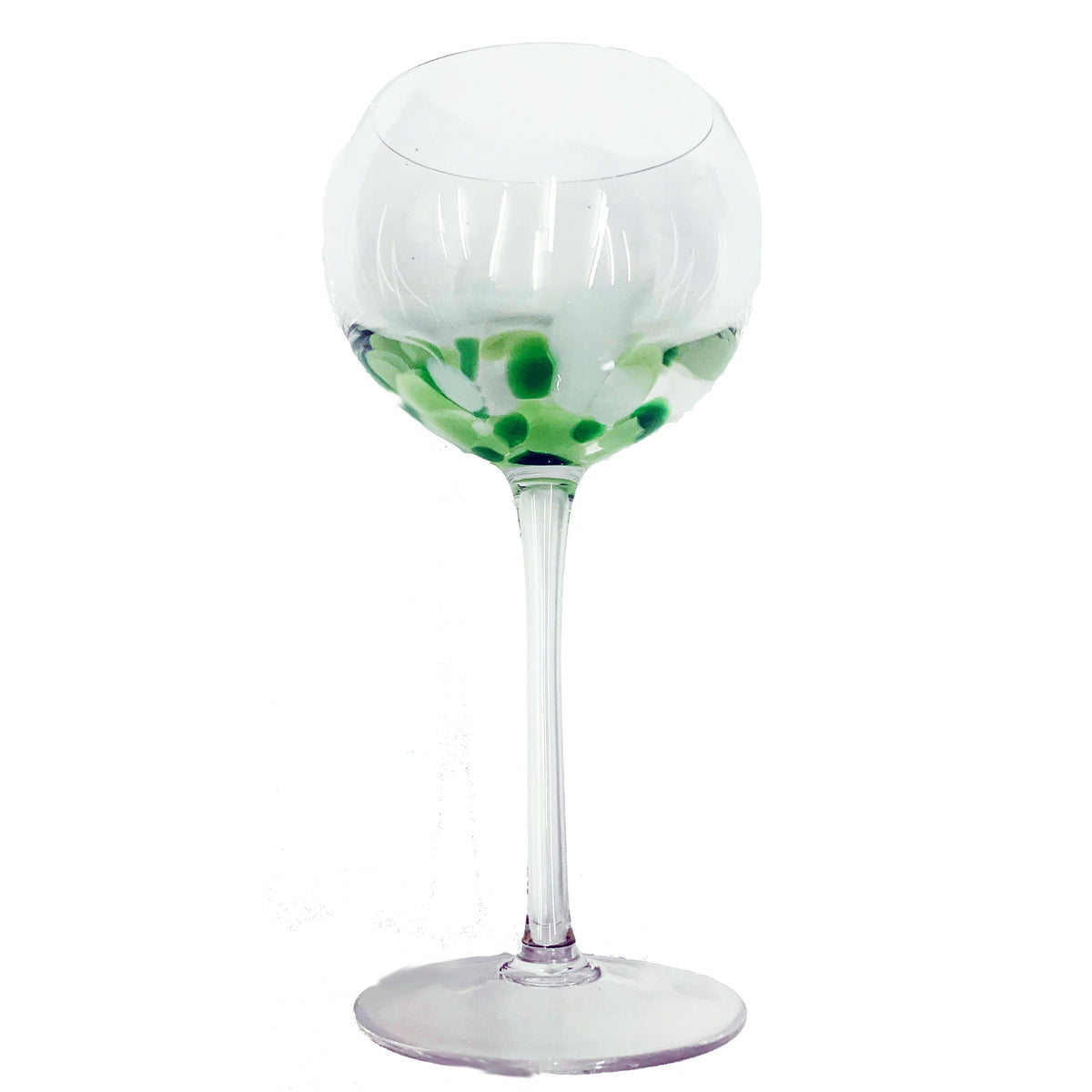 Fiesta Stemmed Wine Glass SET of 2  - Green