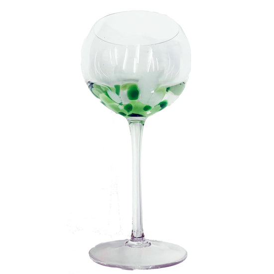 Fiesta Stemmed Wine Glass SET of 2  - Green