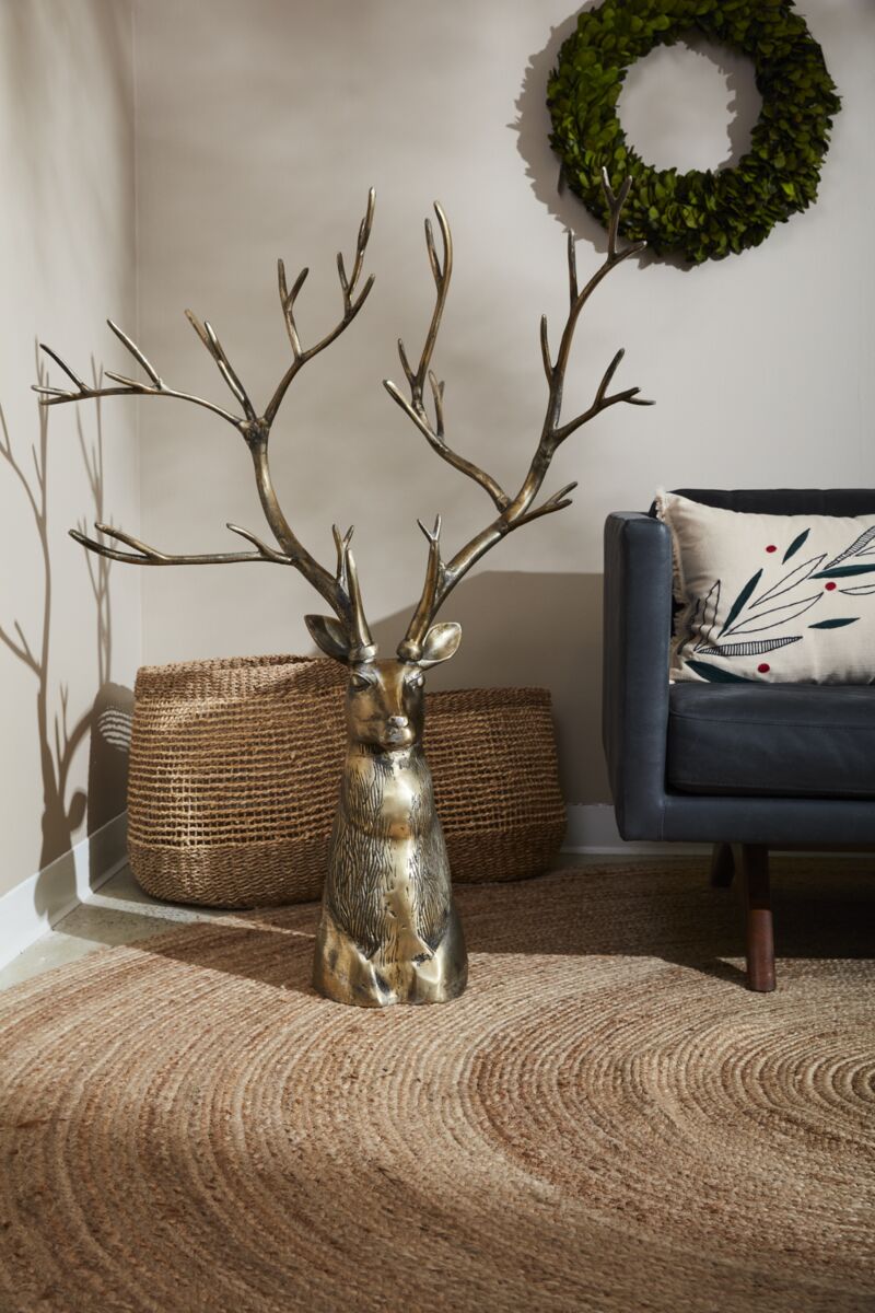Golden Antlers and Timeless Charm