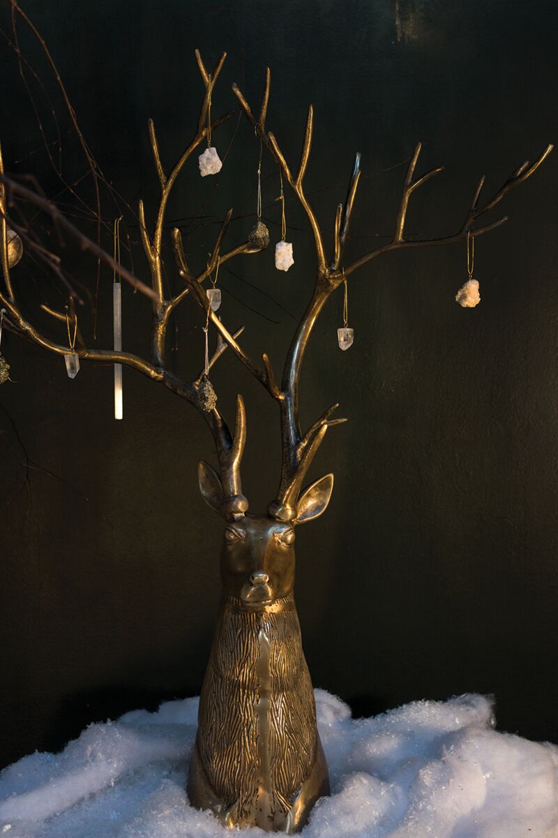 Golden Antlers and Timeless Charm
